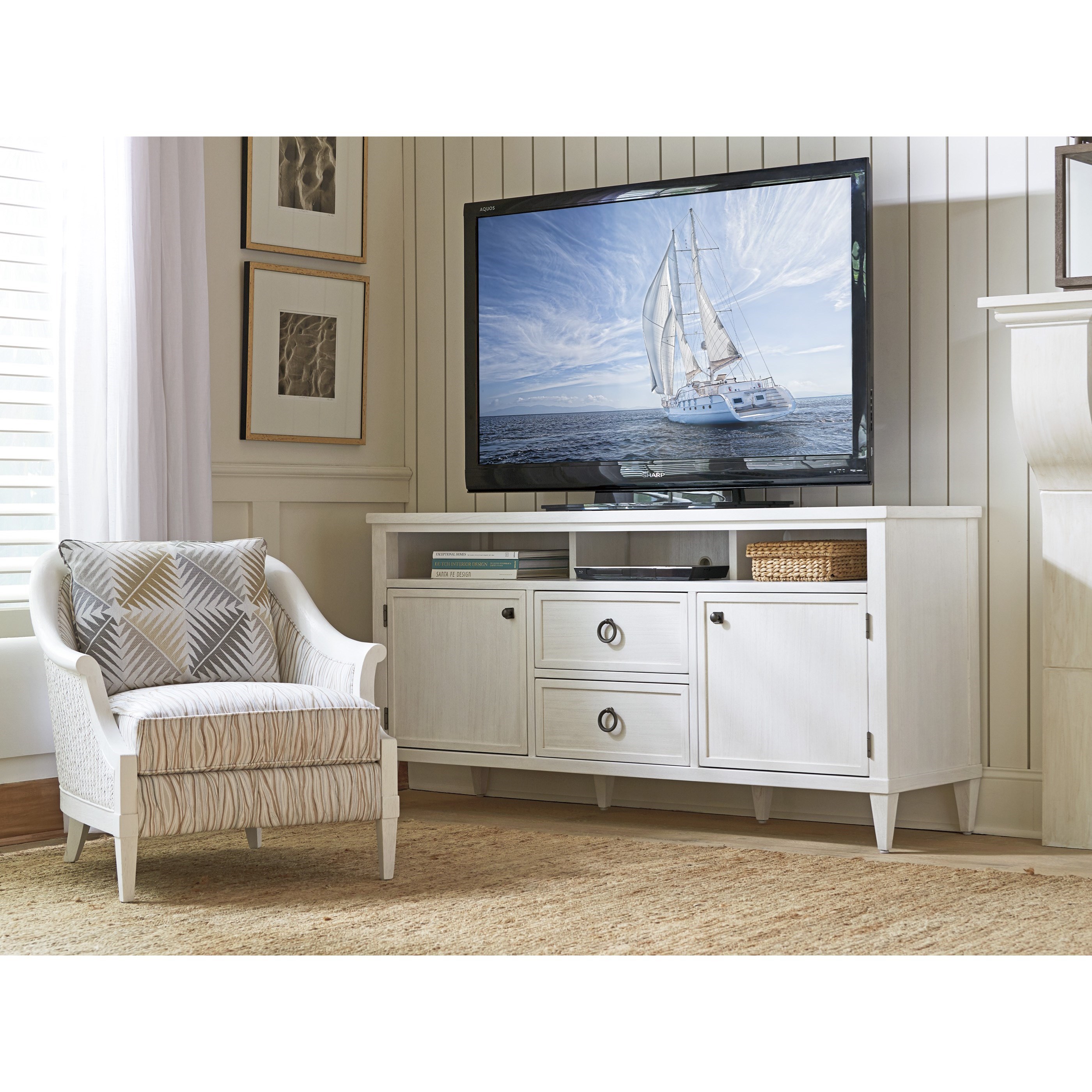 Tommy Bahama Home Ocean Breeze 570 907 Dockside TV Stand Wayside